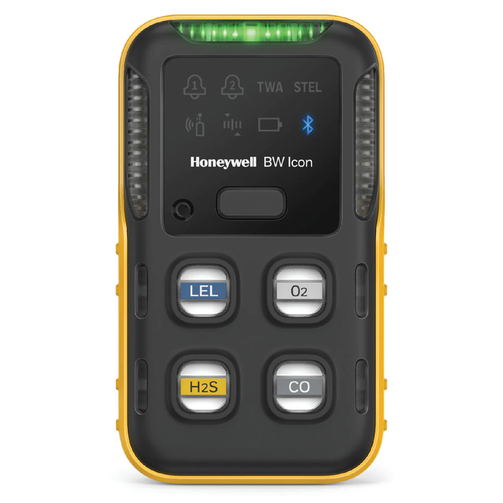 Honeywell BW Icon 4 Gas Detector H2S O2 CO & LEL