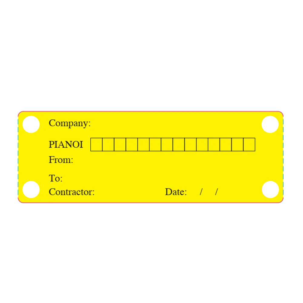 PIANOI Cabling Label Pack of 250