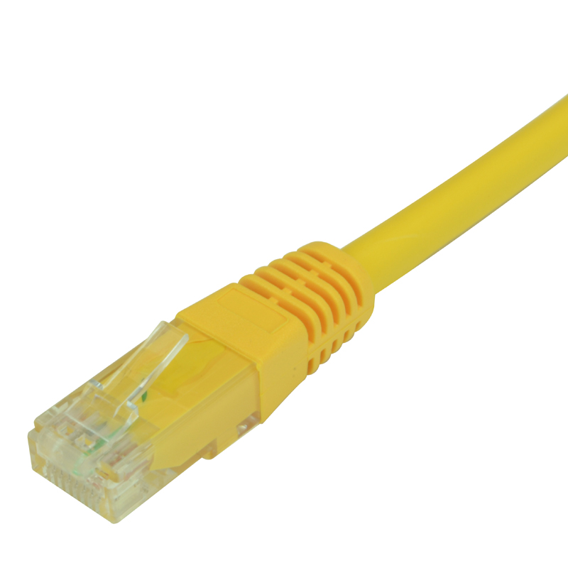 Fusion Yellow Cat 5e LS0H Patch Cord 0.3m Pack of 10