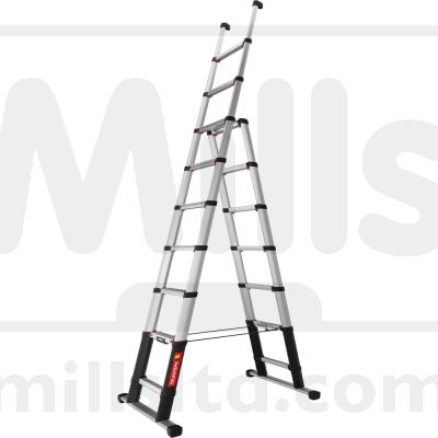 Telesteps Telescopic Combination Ladder 3m Mills Ltd London s Leading Supplier Of Structured Cabling Specialist Tooling