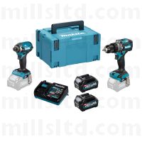 Makita 40V Combi & Impact Twin Set