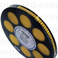 Oval Grip Marker Black on Yellow Reel of 1000 - Symbols