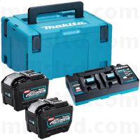 Makita 40V Battery Kit 2x 8Ah Batteries, Charger and Case