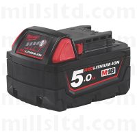 Milwaukee M18 18V Li-Ion RedLithium Battery 5Ah