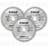 Circular Saw Blade 48 Teeth 165mm x 20mm Bore Pk3