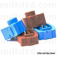 HellermannTyton Smart Meter Cable Collar Brown (L - Live) - Pk 1000