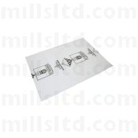 Heavy Duty Asbestos Bag - Clear - 37 x 48 Inch