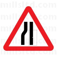Quickfit Road Narrows Left/Right Plate 750mm - 300mm Centres