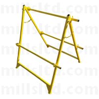 Mills 24in Double Decker A-Frame Cable Drum Stand Dispenser