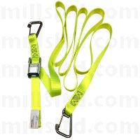 Tetra Hi Vis Ladder Strap with Cam Lock 3 Metre