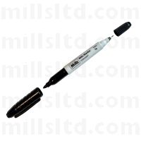 Mills Marker Twin Tip (Black) - Single