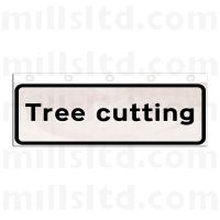 Tree Cutting - Supplementary Plate for 750mm Collapsible Road Signs