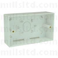 Fusion 2 Gang Multi-Use Back Box 42mm