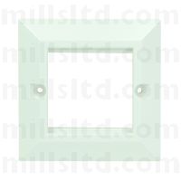 Fusion Single Gang Bevelled Faceplate