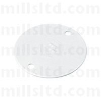Round PVC Conduit White Box Lid 65mm MCL1WH