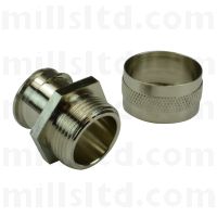 Steel Flex Conduit Glands and Nuts - Pack of 10