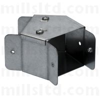 Galvanised Trunking Top Lid 45 Degree Bend 50 x 50mm