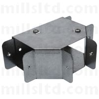 Galvanised Trunking Top Lid Tee 50 x 50mm