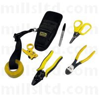 Mills Fibre Splicer's Clip-on Holster Kit with PVC Tape Lanyard