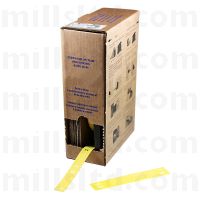 Brady Cable Tag for Mass Transit for BMP61 10mm(w) x 60mm(h) Yellow (Box250)