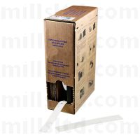 Brady Cable Tag for Mass Transit for M610  10mm(w) x 75mm(h) White (Box250)