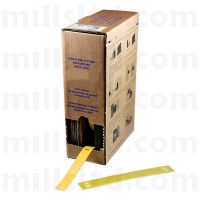 Brady Cable Tag for Mass Transit for M610 10mm(w) x 75mm(h) Yellow (Box250)