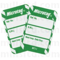 Microtag Insert Green - Pack of 20