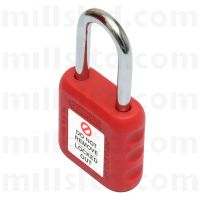 Martindale PAD11 Red Lock Out Padlock