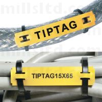 HellermannTyton Tiptag Tie-on Cable Label 11 x 65mm Pk190