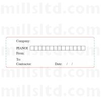 PIANOI Cabling Label White - Pack of 250