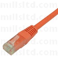 Fusion Orange Cat 5e Patch Cord 5m