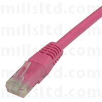 Fusion Pink Cat 5e Patch Cord 5m