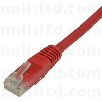 Fusion Red Cat 5e Patch Cord 5m