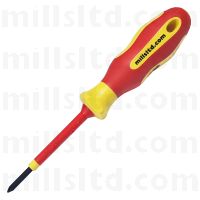 Mills MasterClass 1000V Phillips Screwdriver No.0 x 60mm