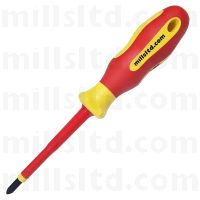 Mills MasterClass 1000V Phillips Screwdriver No.2 x 100mm