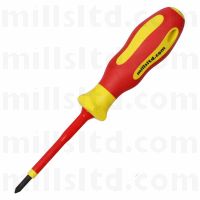 Mills MasterClass 1000V Pozi Screwdriver No.1 x 80mm