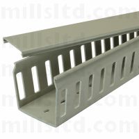 Betaduct Closed Slot Trunking Grey 38mm W x 50mm H - Box of 8