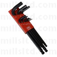 Mills Ball End Hex Key Set 1.5 - 10mm