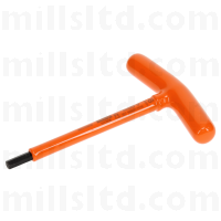 Boddingtons Insulated 6mm x 150mm T- Bar Hex Male Allen Key