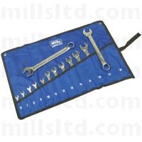 Mills 13 Piece Combination Wrench Set 6-24 mm