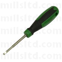 Titanium Screwdriver Slotted 1/8 x 2"