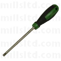 Titanium Screwdriver Slotted 1/4 x 5"