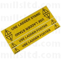 Set of Ladder Warning Stickers