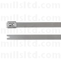 Stainless Steel Ball Lock Cable Tie 362mm x 4.6mm Pk 100