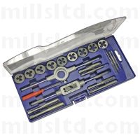 Metric Tap & Die Set of 21 Carbon Steel