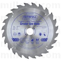 Circular Saw Blade 24 Teeth 165mm x 20mm Bore