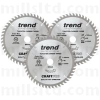 Circular Saw Blade 48 Teeth 165mm x 20mm Bore Pk3