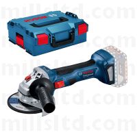 Bosch GWS-18V-7 18v Cordless Angle Grinder 115mm Body Only in L-Boxx