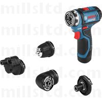 Bosch GSR 12V-15 FC FlexiClick Cordless Drill Driver Set