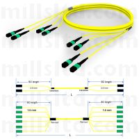 CommScope Pre-Terminated Multi-Fibre Assemblies with 2.0mm Micro Tube